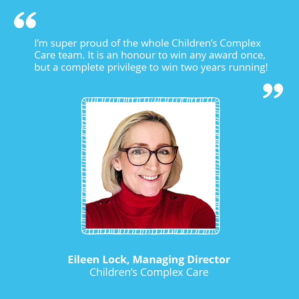 Children's Complex Care "Best Specialist Support Provider" again!